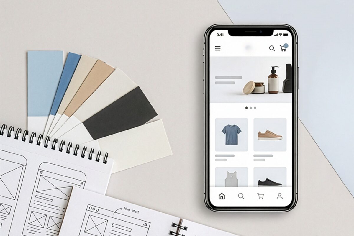 ECサイトのデザインイメージ
