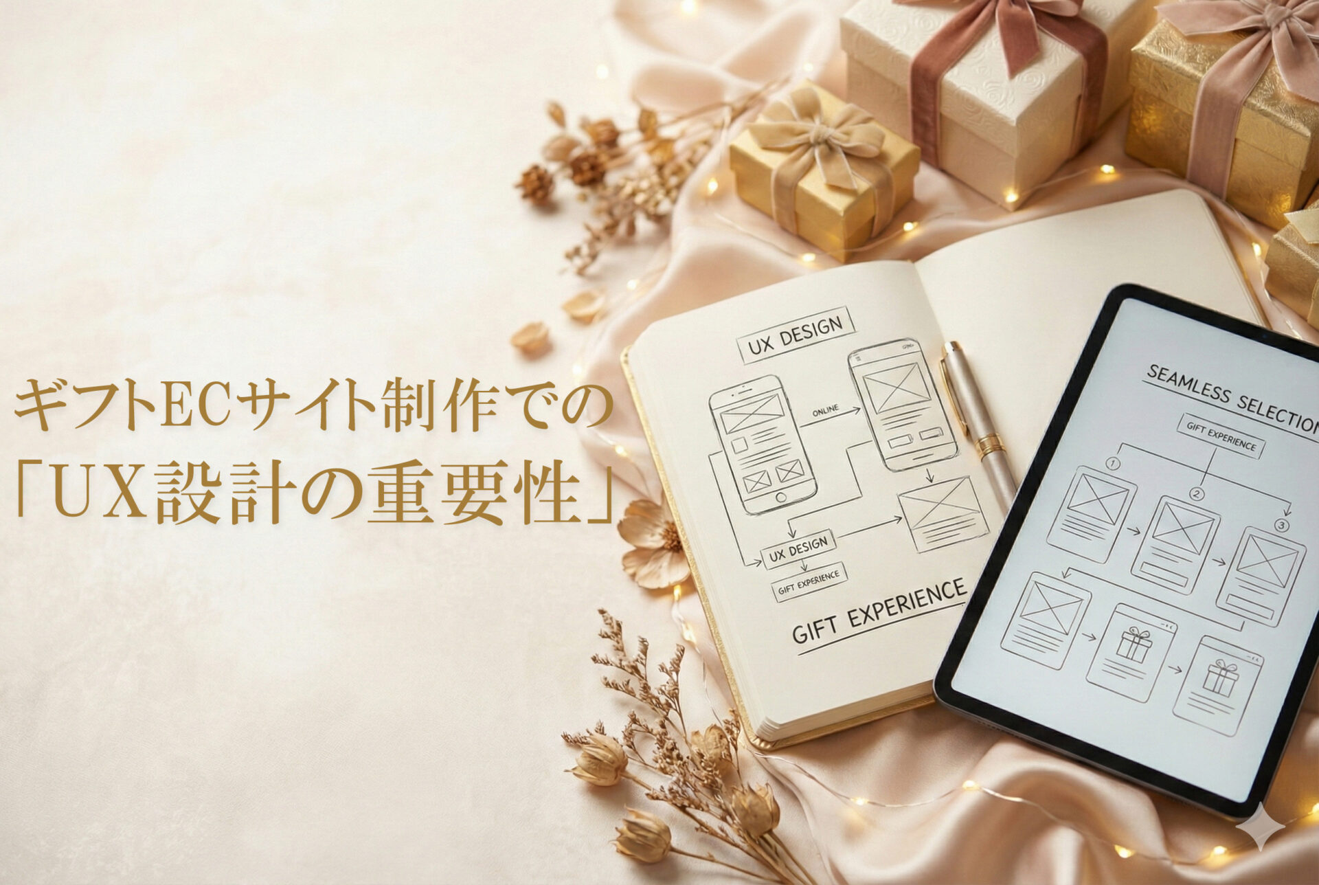ギフトECサイト制作でのUX設計の重要性