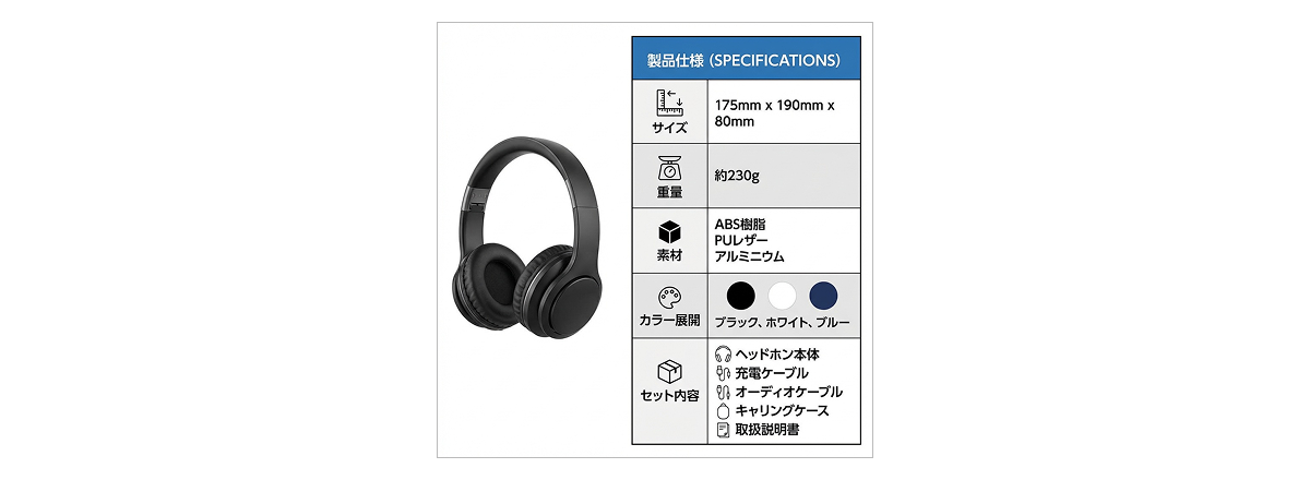 スペック・仕様一覧