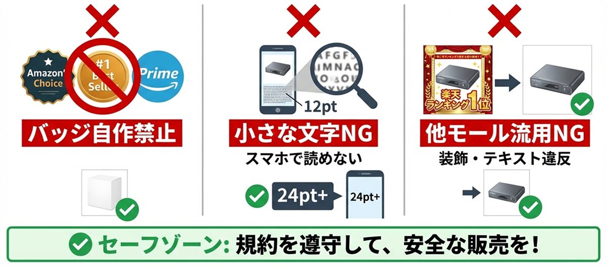 規約違反とよくある落とし穴