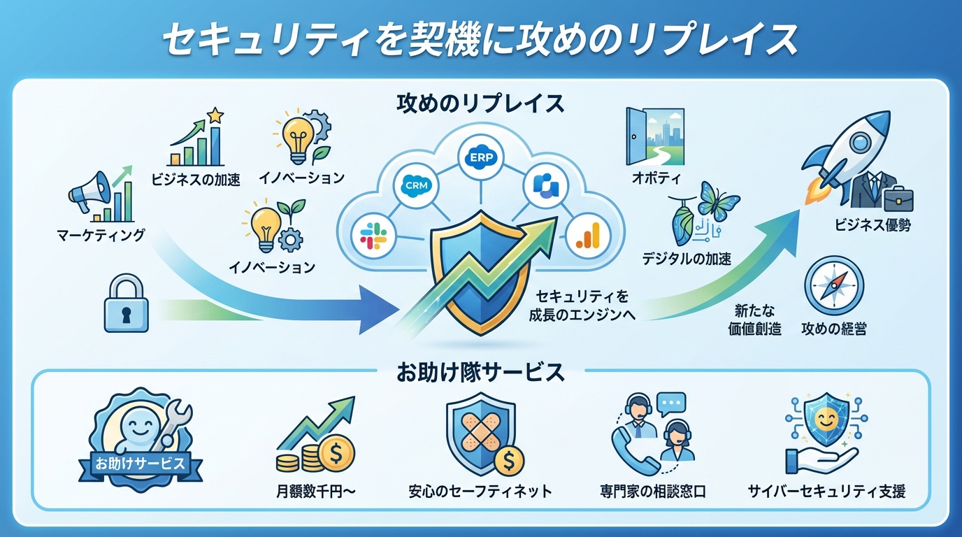 攻めのリプレイス