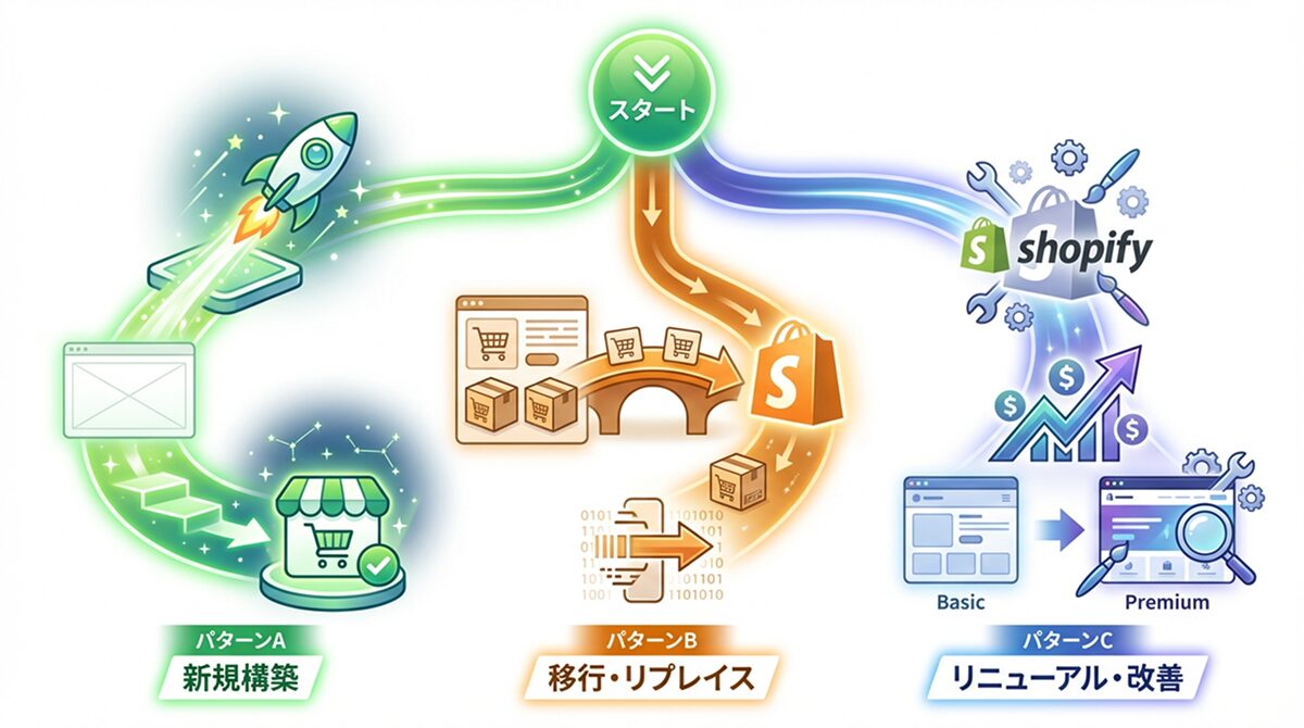 Shopifyサイト制作の3つのニーズ診断