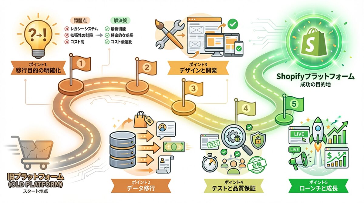 Shopifyプラットフォーム 成功の目的地