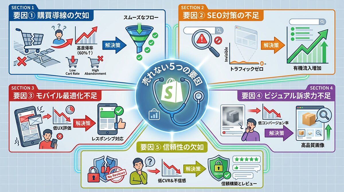 売れない5つの要因