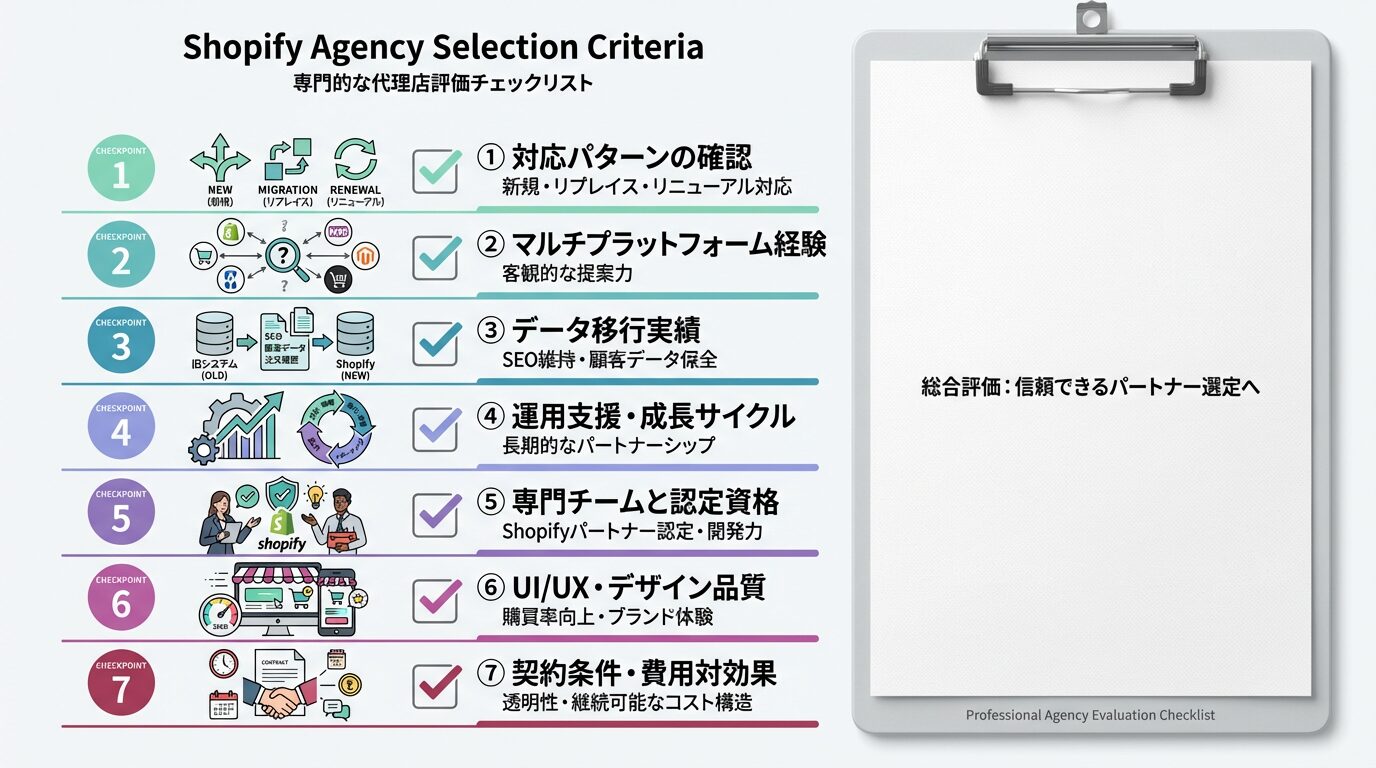 Shopify制作会社の選び方チェックリスト