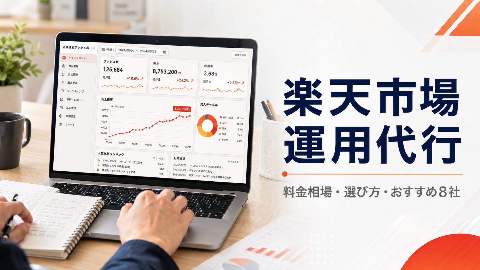 楽天市場の運用代行おすすめ業者8選｜メリット・料金・選び方ガイド