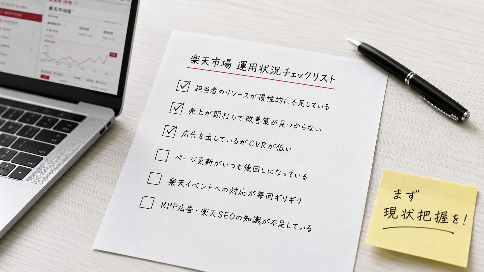 楽天市場 運用状況チェックリスト
