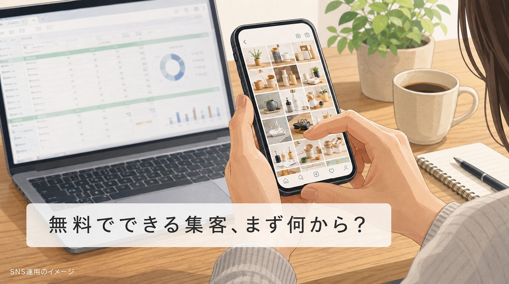 無料でできる集客、まず何から?