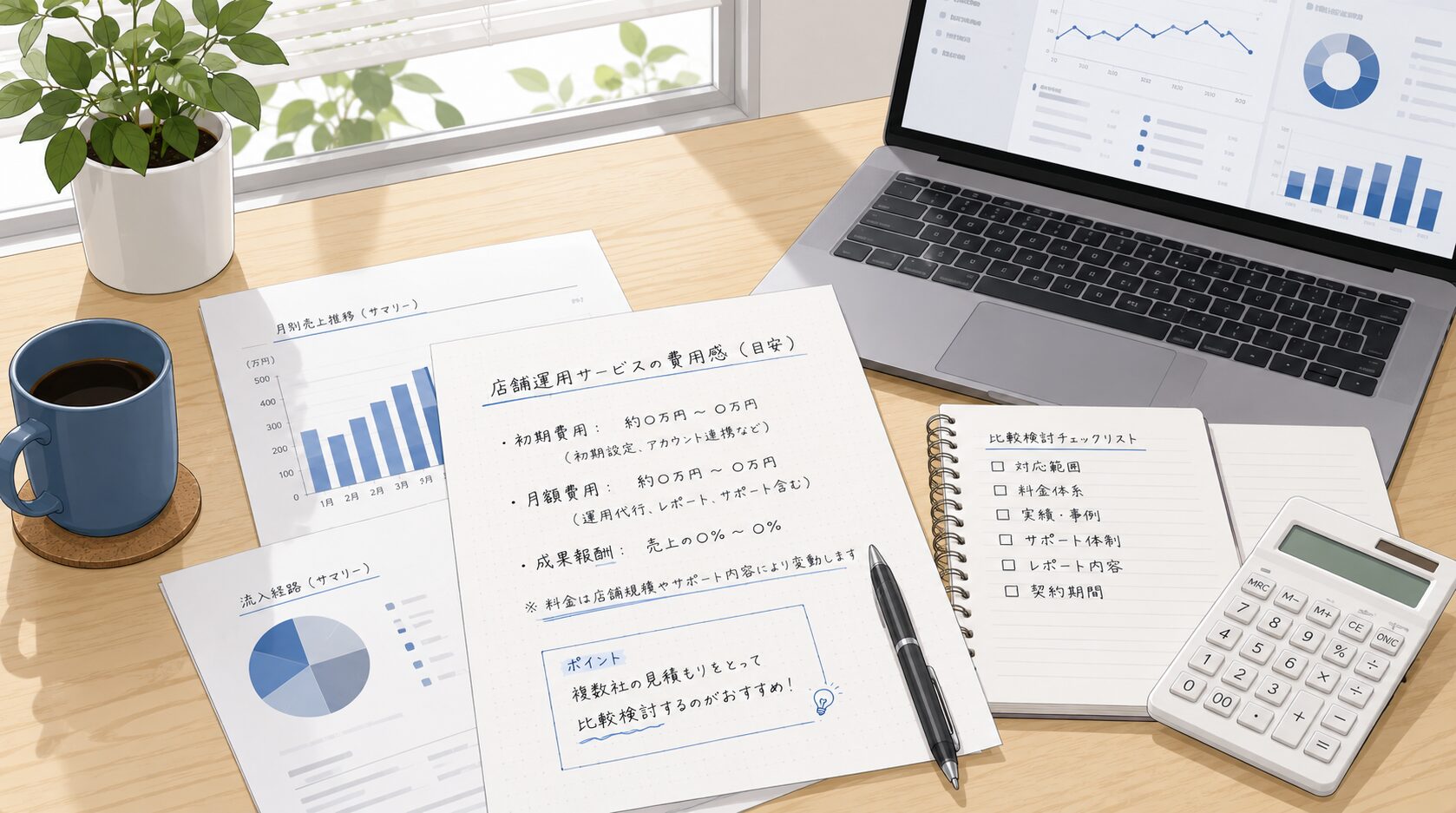 月商規模別の費用感の目安